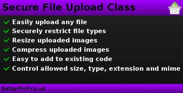 secure file upload class 33 Useful PHP File Upload Scripts