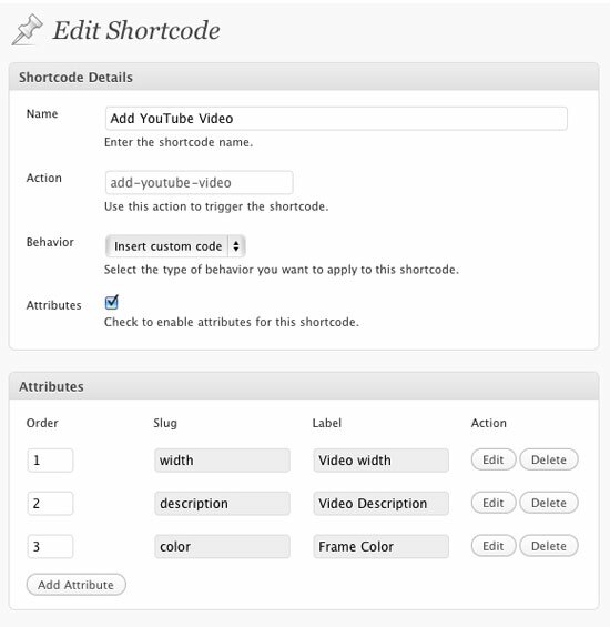 shortcode pro allows quick