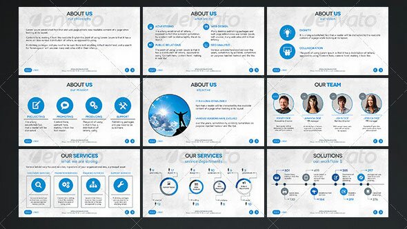 six template powerpoint 20 Creative Business PowerPoint Presentation Templates