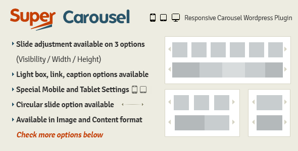 super carousel responsive wordpress plugin 30 Useful WordPress Carousel Plugins