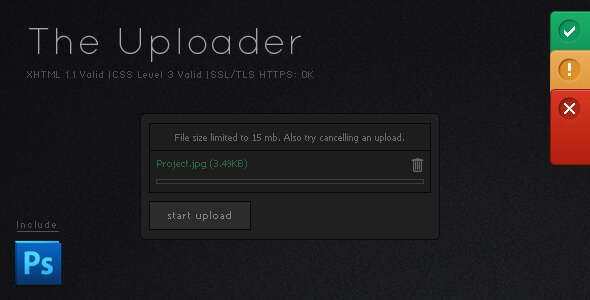 the uploader 33 Useful PHP File Upload Scripts
