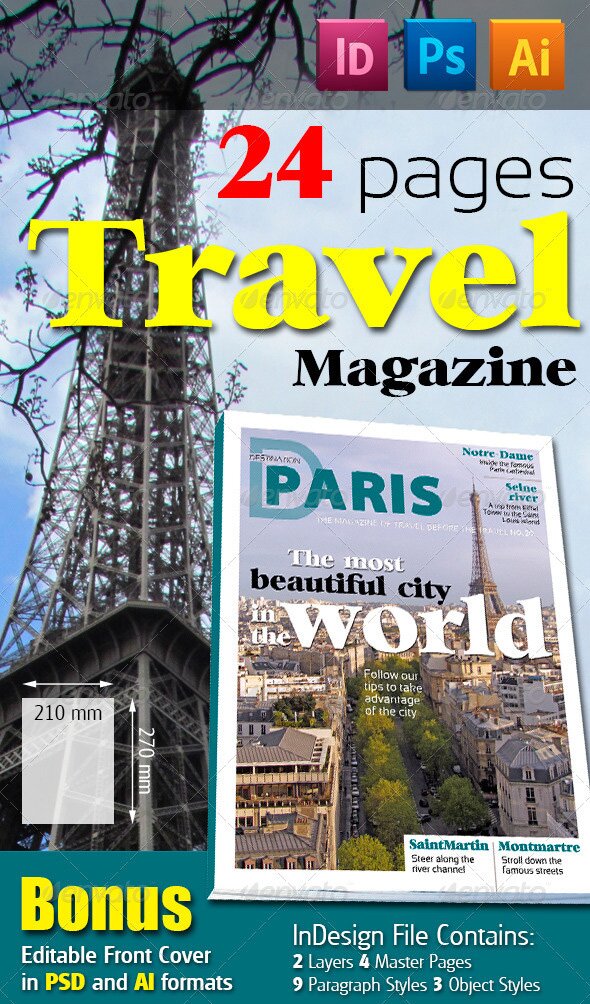 24 pages travel magazine two