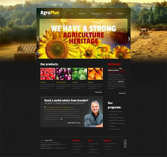 AgroPlus Business Template