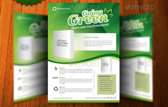 going-green-product-flyer