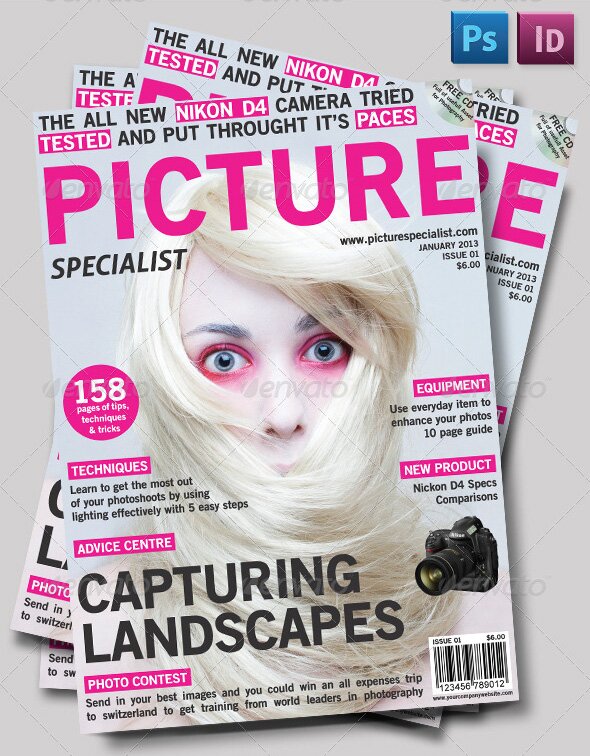 photography magazine front cover
