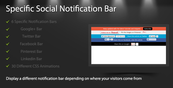specific social notification