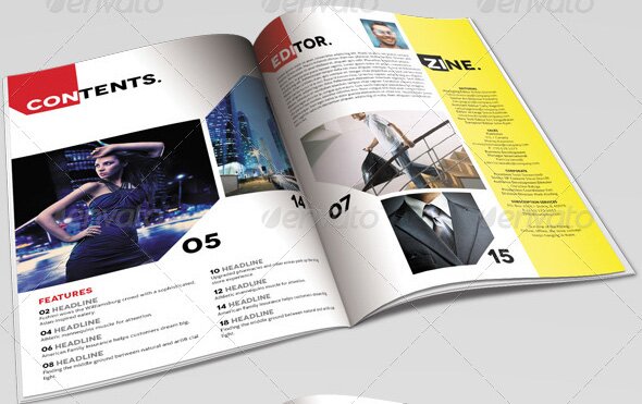 zine-magazine-template