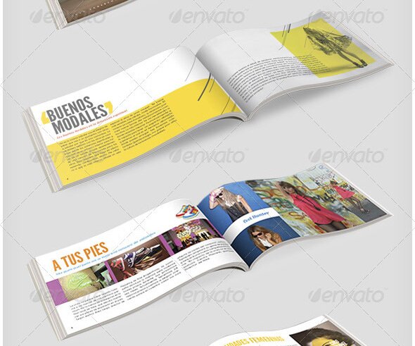 different-size-magazine-template