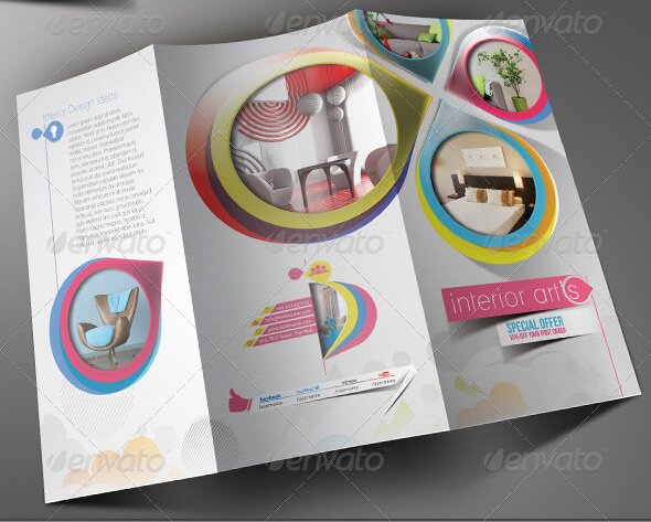 architecture-interior-decorator-trifold-brochure