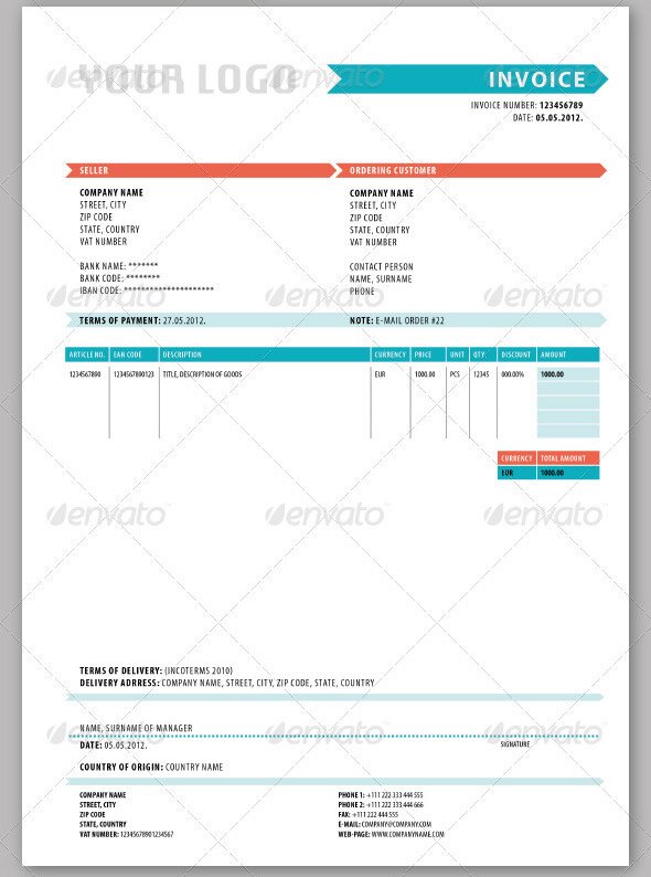 Delivery-Invoice-Template