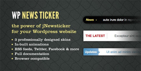WP-Newsticker-Banner