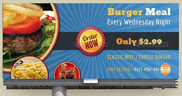 Burger-Restaurant-Billboard-Template