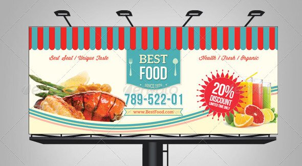 Retro-Taste-Food_Restaurant-Billboard