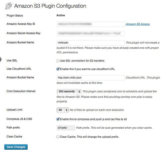 WordPress-Amazon-S3-Plugin