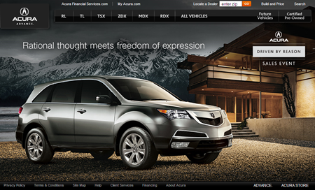 Acura Cars and SUVs Official Home