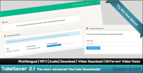 TubeSaver The Most Advanced YouTube Downloader