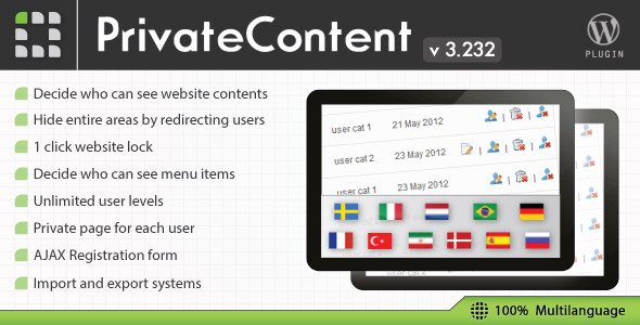 PrivateContent-Multilevel-Content-Plugin