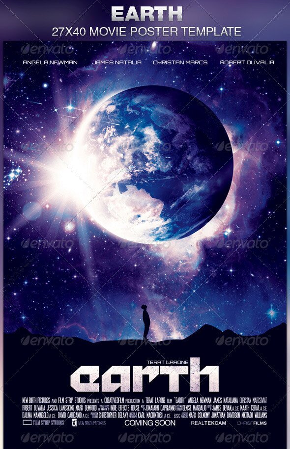 Earth-Movie-Poster-Template