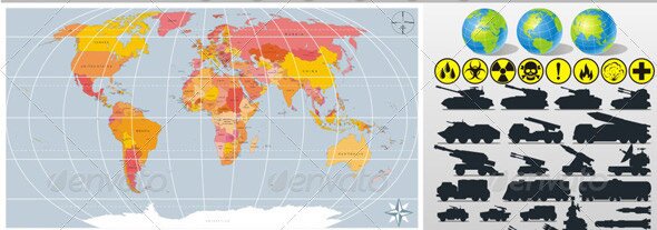Military-World-Map-Infographics-Kit
