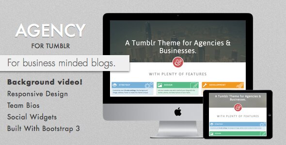 Agency Tumblr Theme for Business Blogs