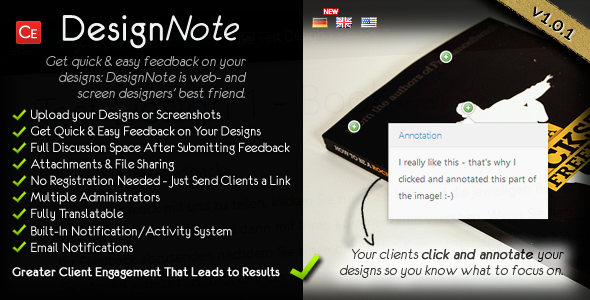 Design Note Easy Client Feedback on Your Designs