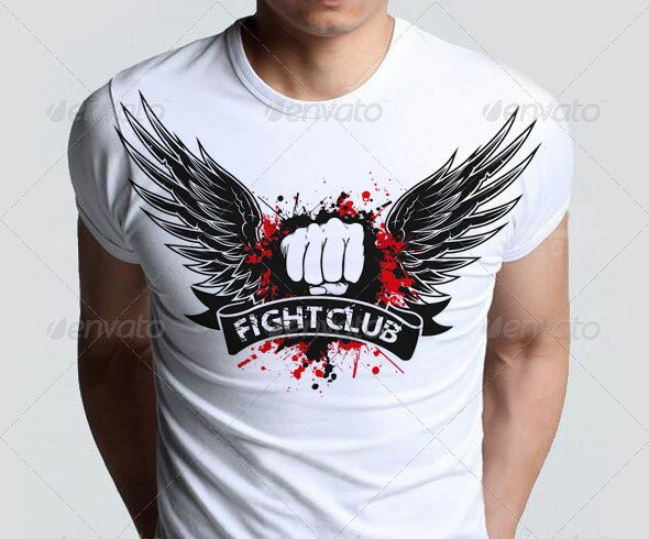Agressive-Fight-Club-T-shirt-with-Blood-Splatter