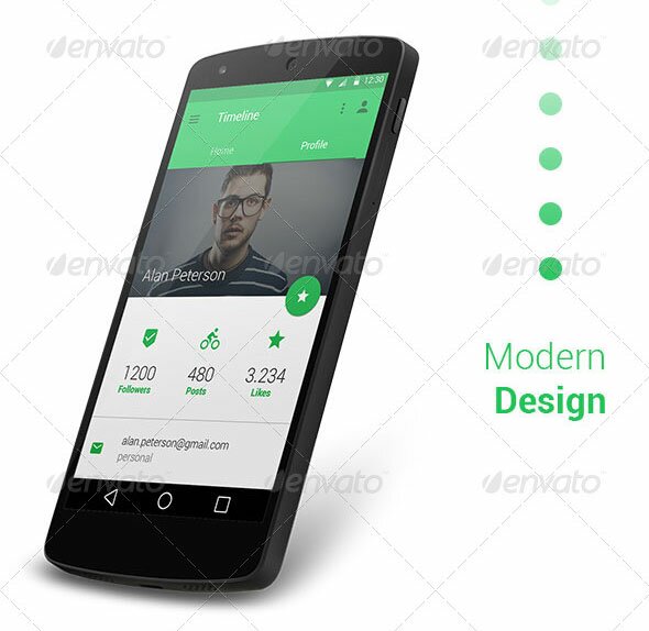 Smoog-Android-L-Mobile-UI-Kit