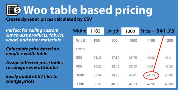 Woo Table Based Pricing