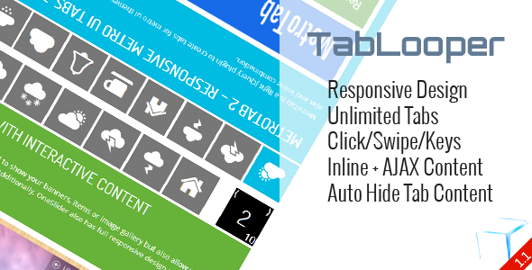 TabLooper Responsive Loop Tab Metro UI