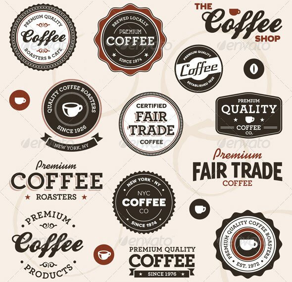 Vintage-coffee-labels