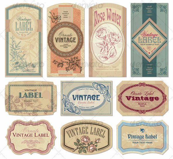 vintage-labels-set-vector