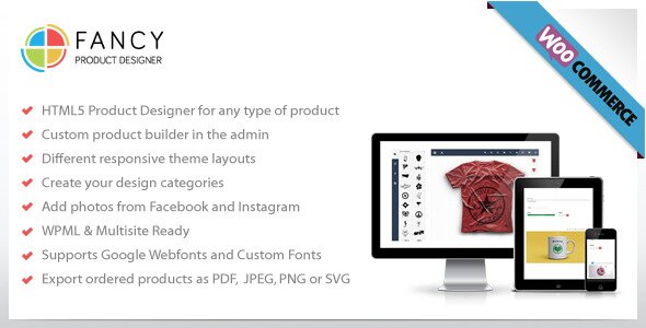 Fancy Product Designer WooCommerce plugin