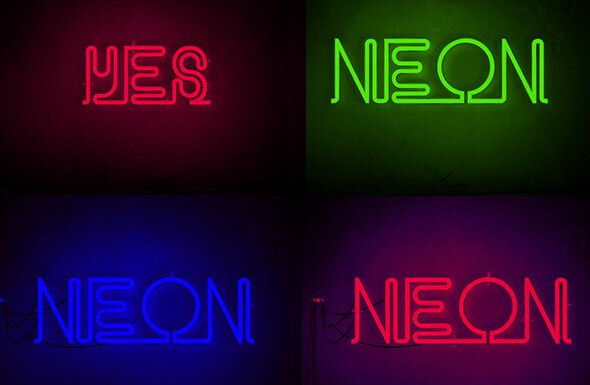 Neon-Text