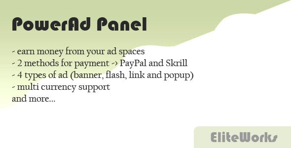 PowerAd Panel