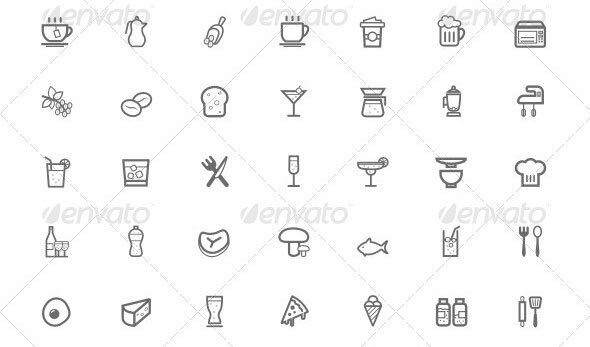 49-Food-and-Beverage-Line-Symbol-Icons