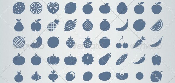 AI-and-PSD-Food-strict-Icons