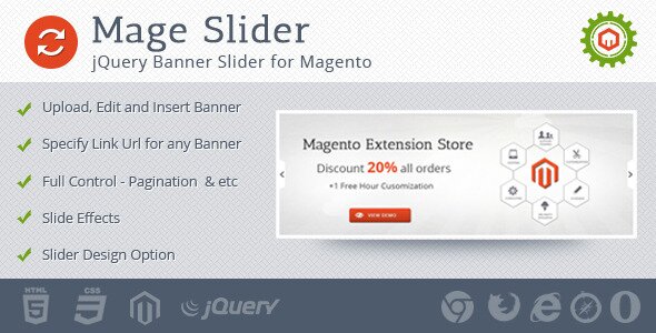 Banner slider Magento Extension