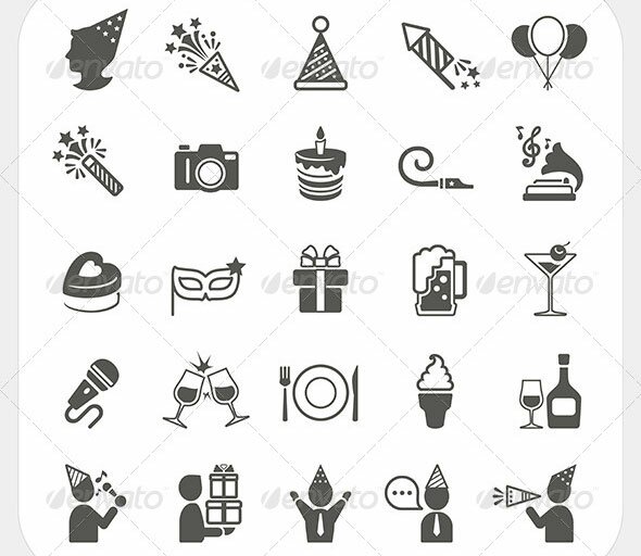 Celebration-and-Party-Icons-Set