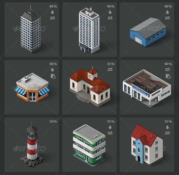 Isometric-Map-Icons-Buildings-and-Places