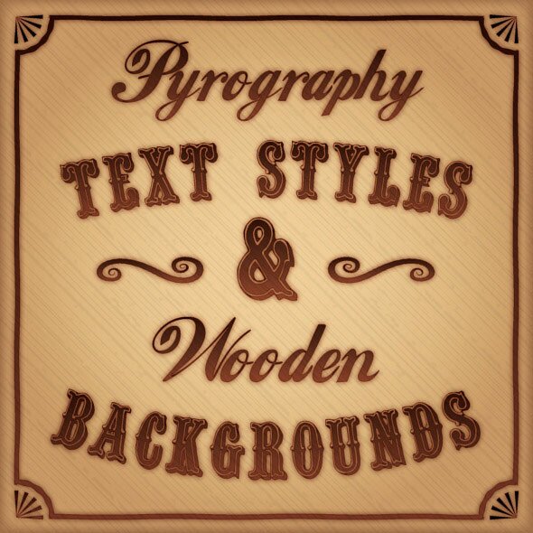 Pyrography-Text-Styles