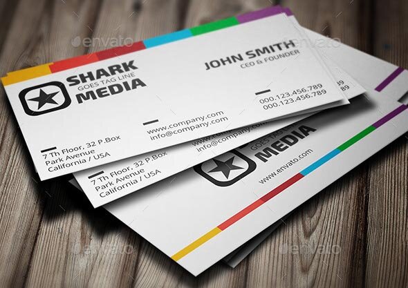 Colorful Business Card 340