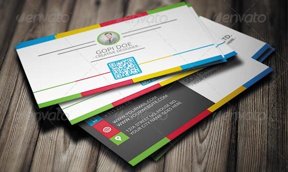 Colorful Business Card Template 01