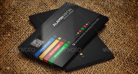Cool Colorful Business Card