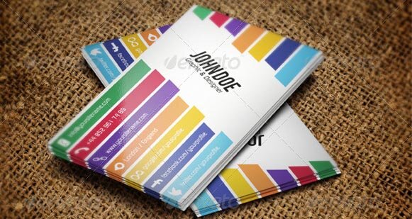 Creative Colorful Business Card 01