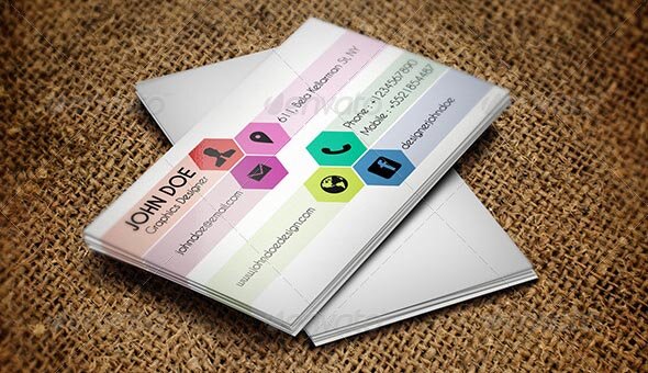 Simple Color Business Card