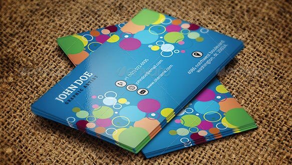 colorful business card 01