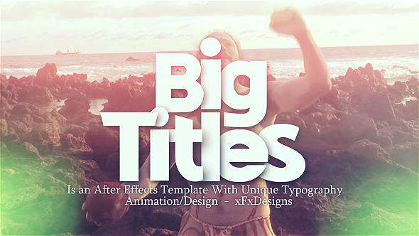 Big Titles Slideshow Typography