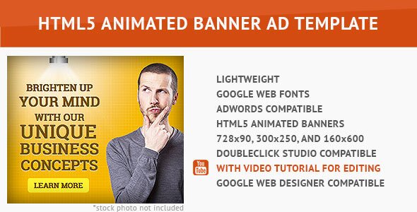 Corporate Ad HTML5 Animated Banner