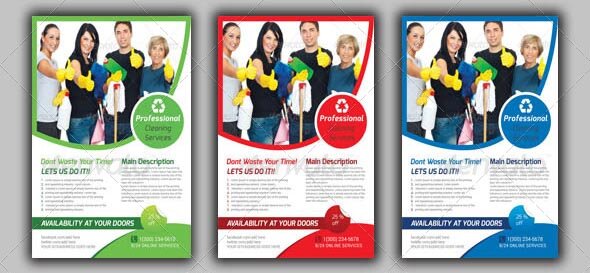 House Cleaning Services Flyer Template