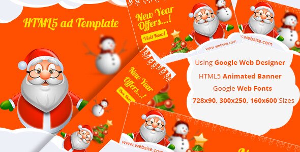 NewYear HTML5 ad template